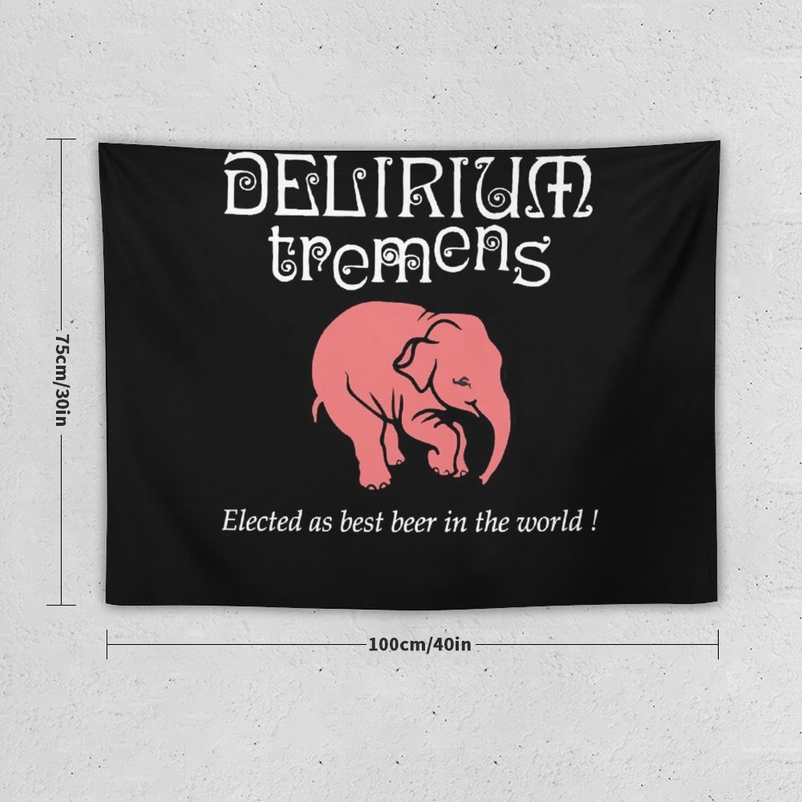 Delirium Tremens логотип товара, винтажный гобелен, украшения для дома,  Настенный декор, украшение для комнаты | AliExpress