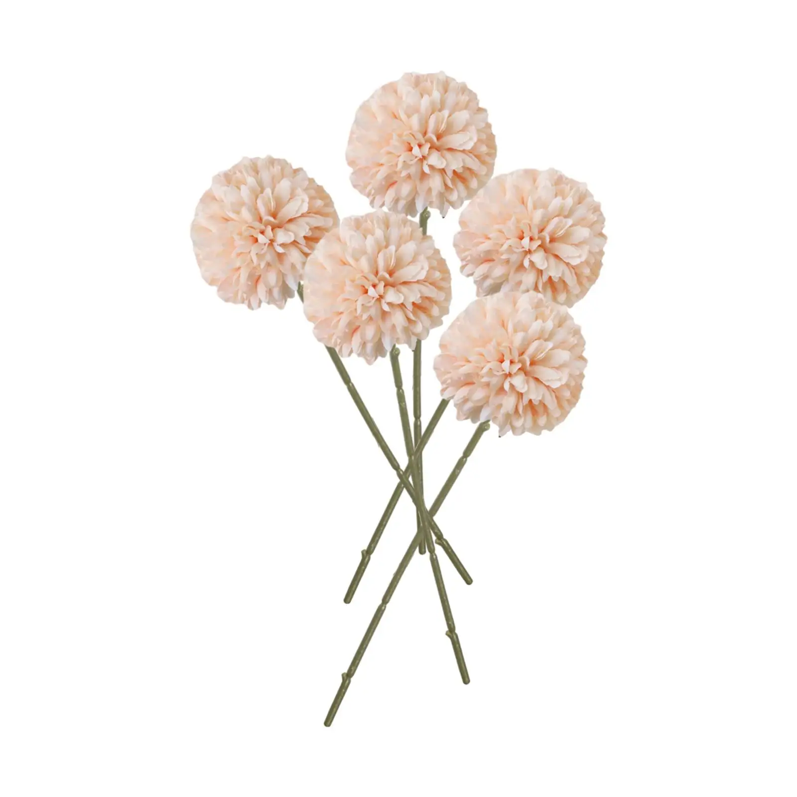 5x Silk Chrysanthemum Ball Lifelike for House Decoration Kitchen Home Decor