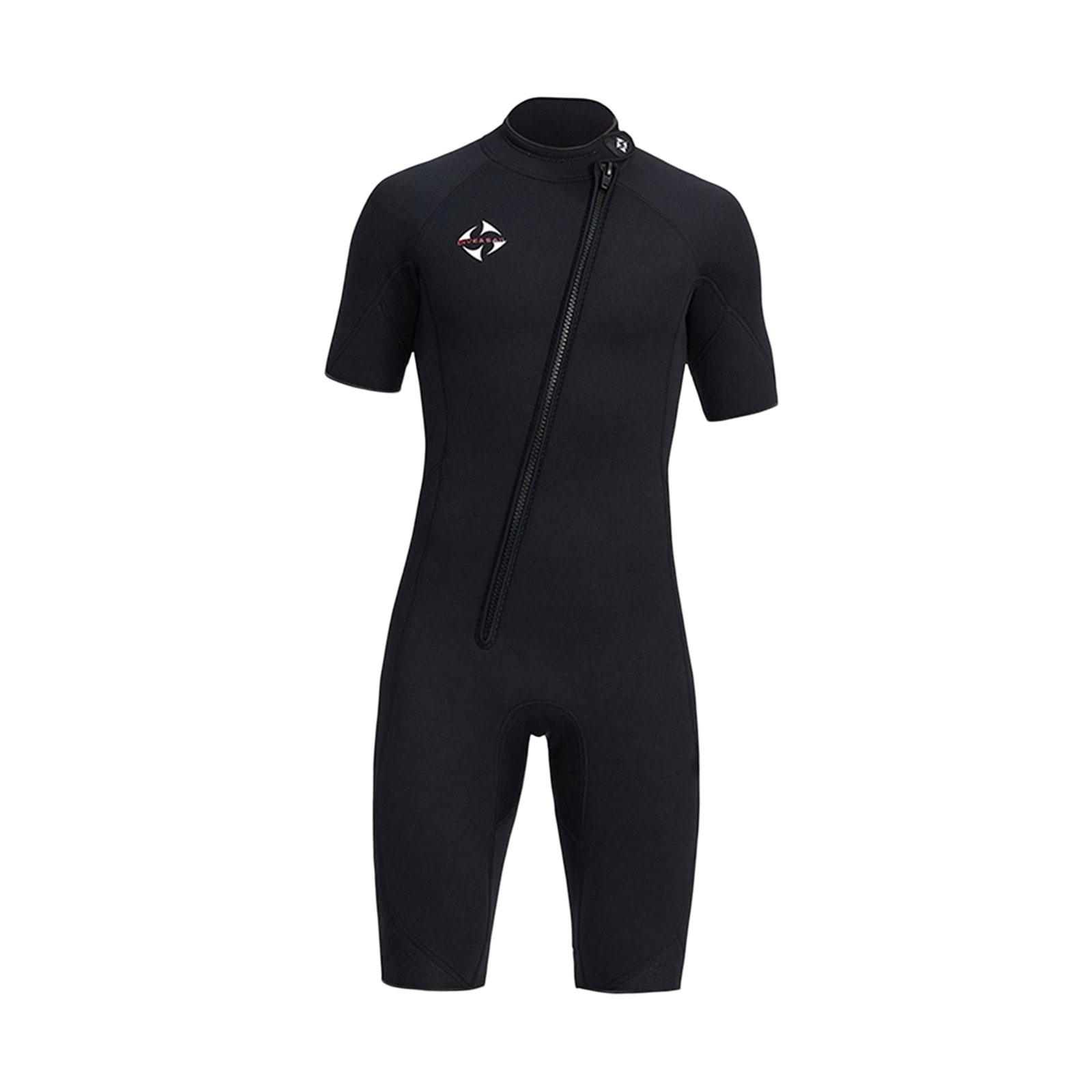 Men`s wetsuit diving suit short sleeve for canoeing diving skin kayaking