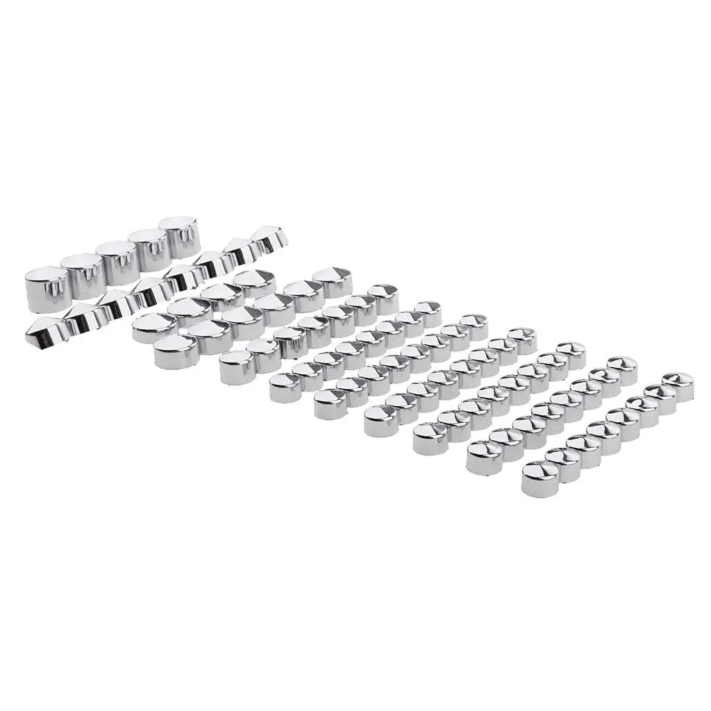 For 1991-2012  Twin Cam Toppers Caps Cover Kit Chrome
