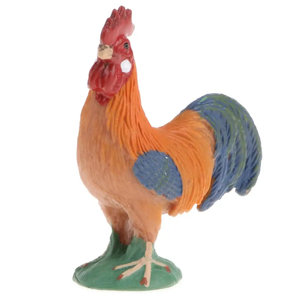  Simulation Rooster Chicken  Animal Model Action Figure for Kids  Decor