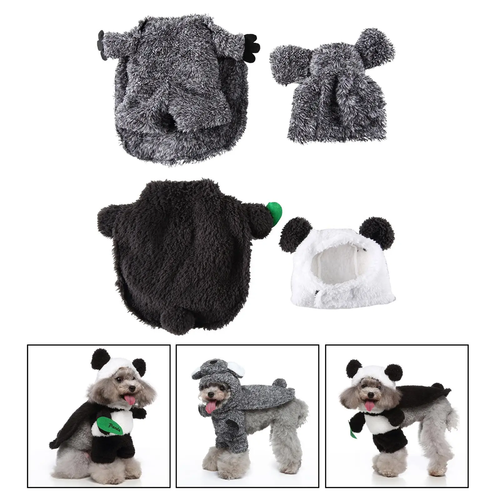 Fancy Costume Set Dog Standing Clothes Birthday Decorative Puppy Uniform