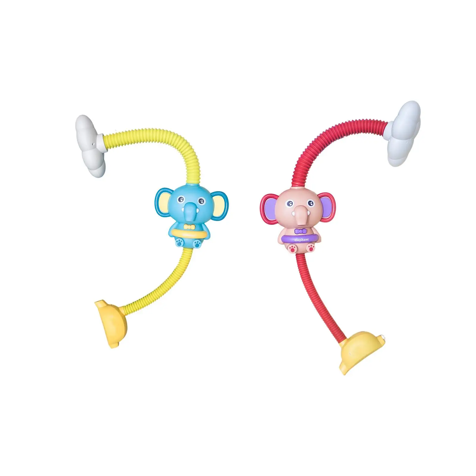 Bath Toy Water Squirt Spraying Water Toy Bathtub Toys Elephant Water Pump Electric Shower Sprinkler for Bathroom Toddles Kids