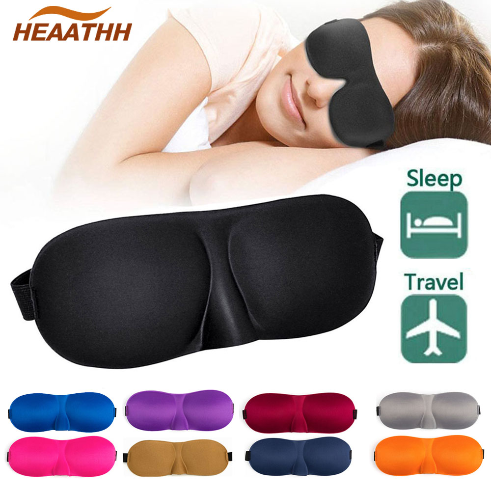 Best of 1Pcs 3D Sleep Mask Natural Sleeping Eye Mask Eyeshade Cover Shade Eye Patch Women Men Soft Portable Blindfold Travel Eyepatch Reviews & Tips