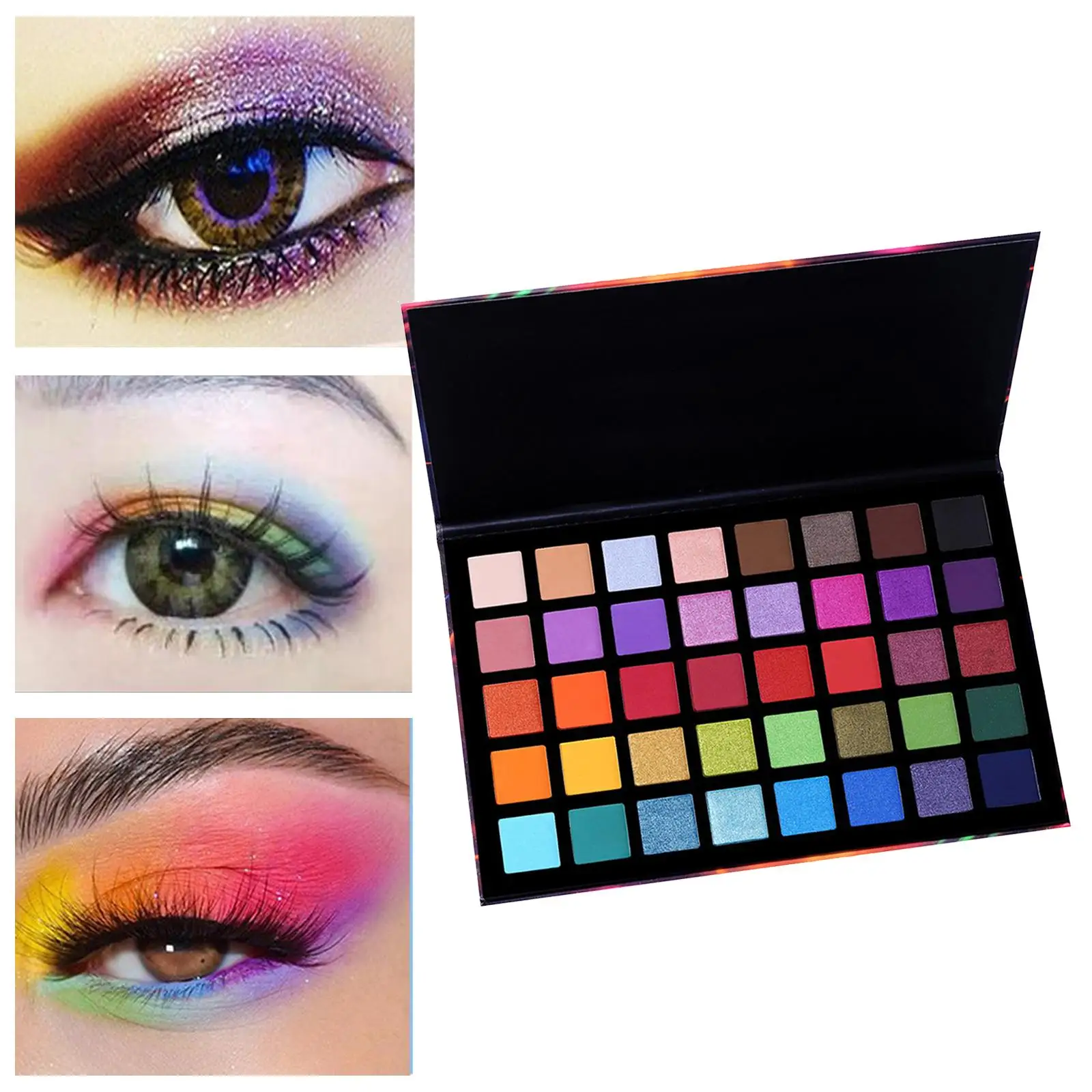 Eye Shadow Palette 40 Colors Long Lasting Soft Texture Matte Exotic Eye Shades Eye Shadow Makeup for Women Makeup Beginners