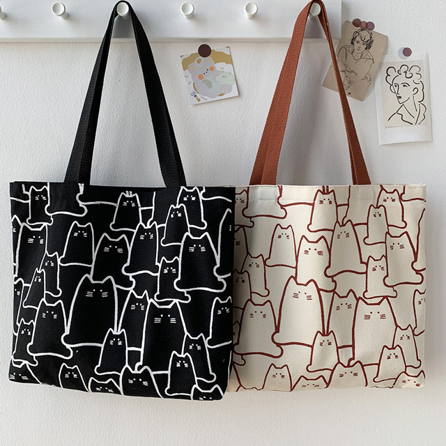 Cute tote bags with zipper best sale