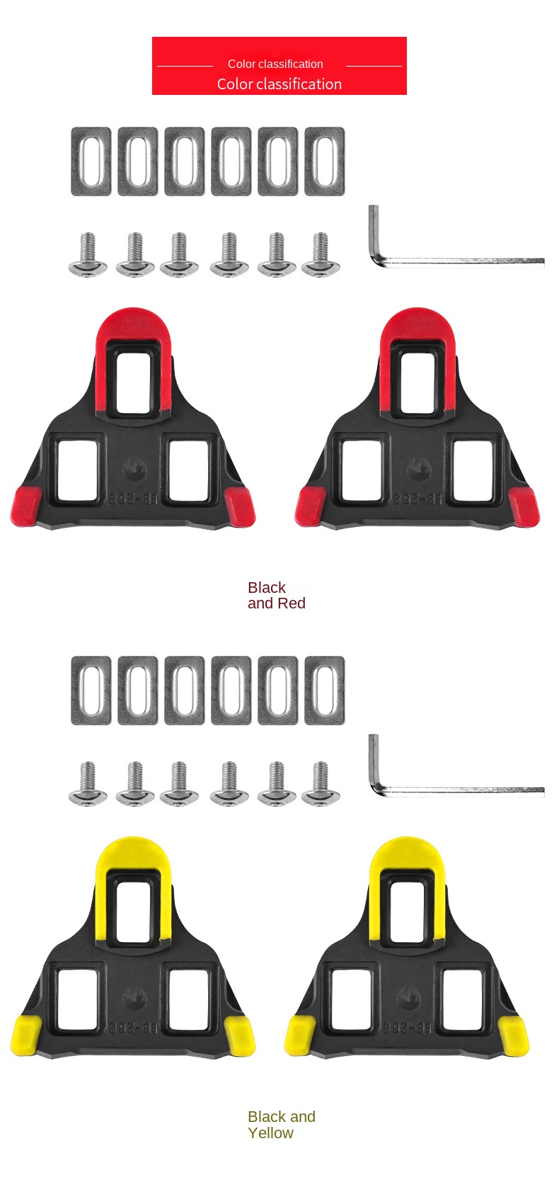 Title 4, Rennrad Pedal Cleat SPD SL Fahrrad Pedale Platt...