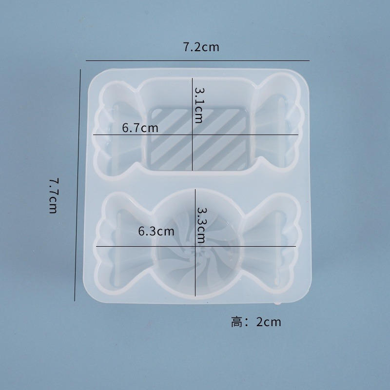 Description Picture 5 of item1pc Sugar Candy Shaped Silicone Resin Molds UV Resin Molds DIY Handcraft Jewelry Accessories Jewelry Moulds Soap Mold Candle