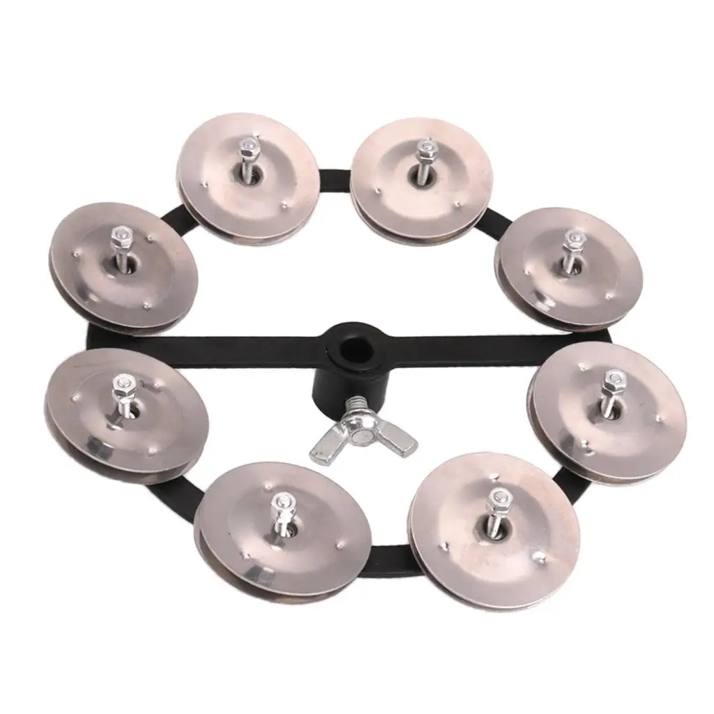 Musical Hi Hat Tambourine With Single Row Hand Percussion For Party Favor