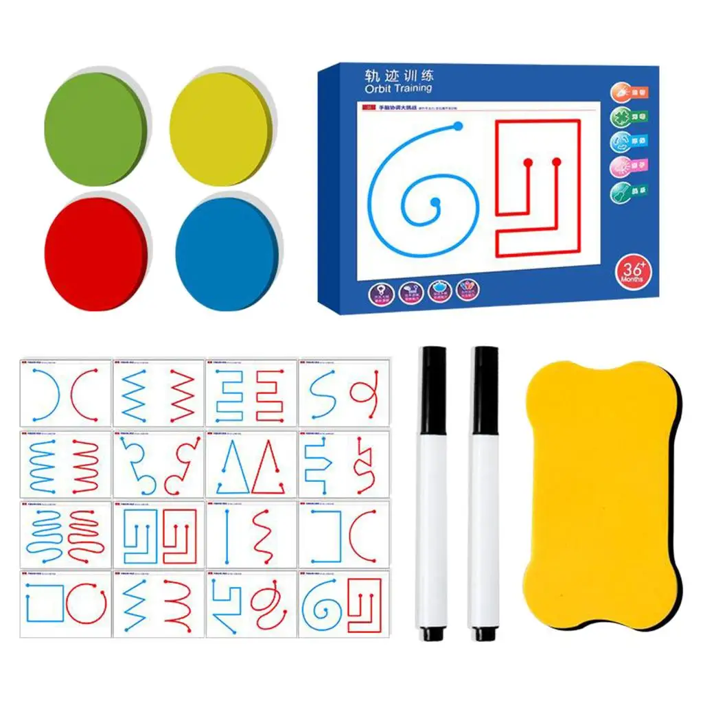 Left Right Brain Training Teaching Aids Orbits Drawing Boards Fine Action