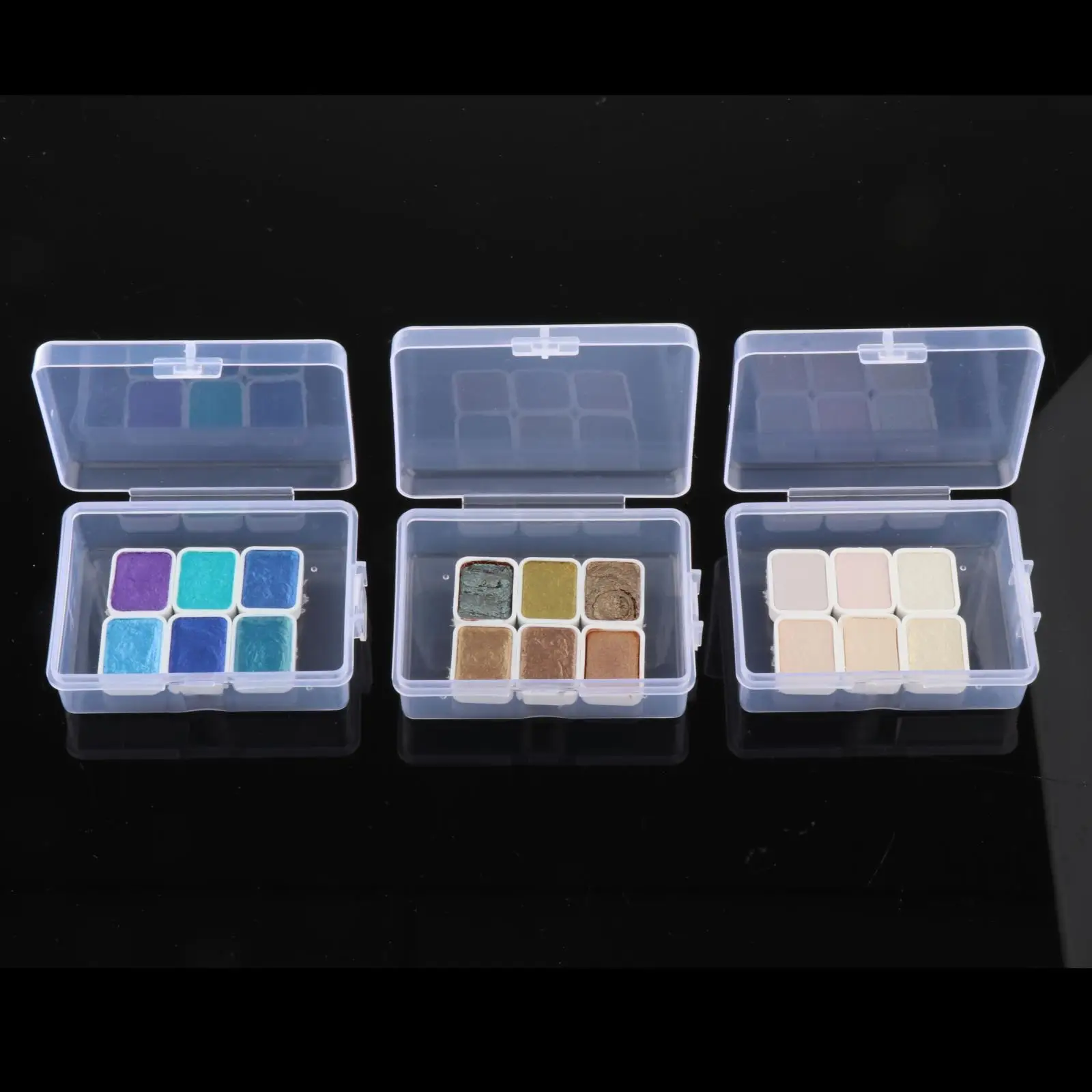 Nail Solid Pigment Travel Pocket Set Manicure Tools Solid Paint DIY Nail Art Watercolor Palette Pigment Nail Powder for Artists