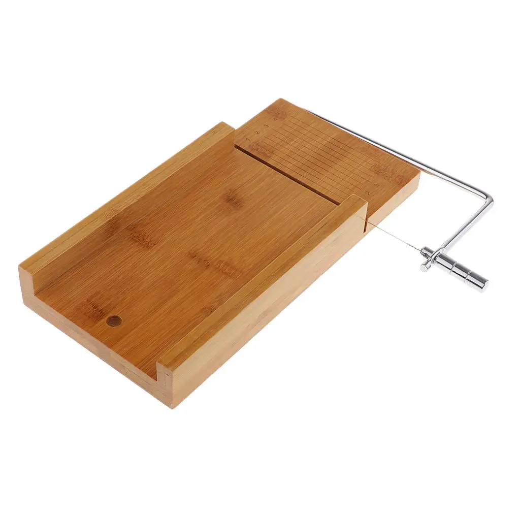 Wooden Stainless Steel Soap Cutter Cutting  Slicer for Soap Making