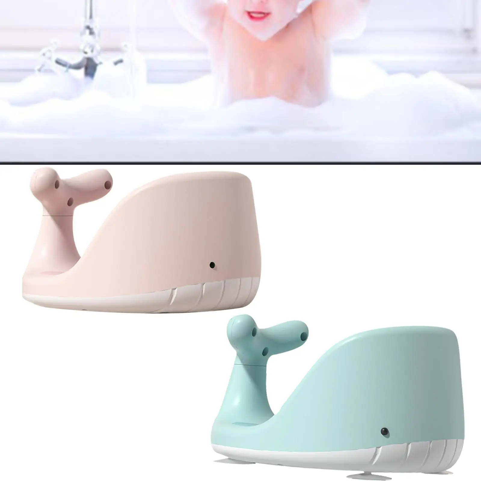 Baby Suction Cup Bath Seat Stability shower seats Backrest for infant Bathing