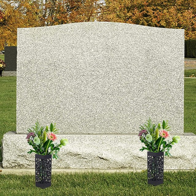 Vasi per fiori tomba vaso per cimitero a forma di cono con vasi per punte  di terra per posizionare il supporto per fiori di crisantemo artificiale  fresco - AliExpress