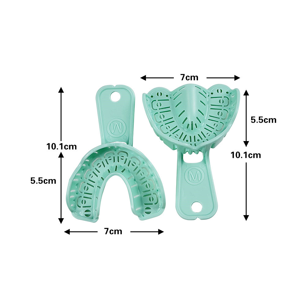 Best of 6pcs / set Dental Implant Tray Impression Trays Plastic Teeth Holders Plaster Mold Tray Dentist Dentistry Laboratory Materials New Reviews & Tips - Image 2