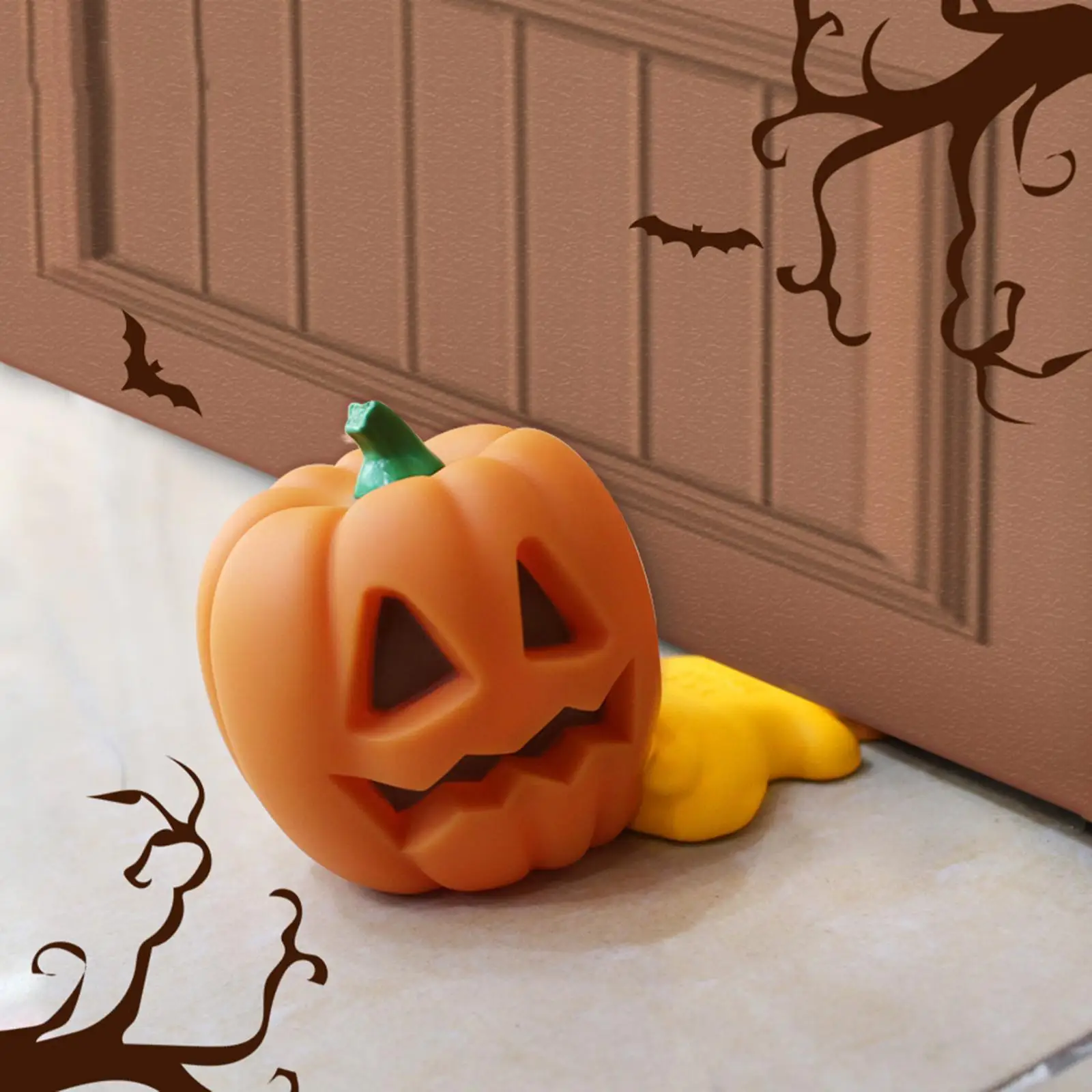 Halloween Door Stopper Block Decorative Slip Resistant Door Stop Holder Wedge Door Rear Retainer for Home