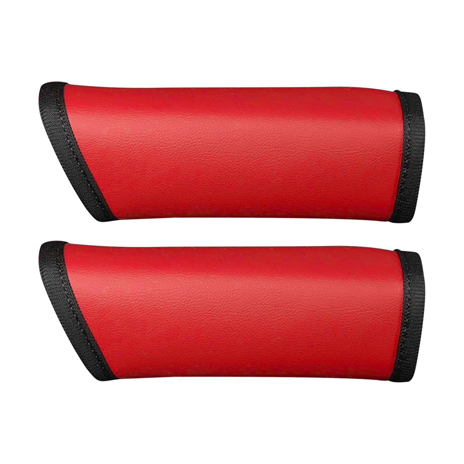 2x Auto Door Handle Protective Covers Replacement PU Leather Parts Accessories Car Handle Protector for Byd Atto 3
