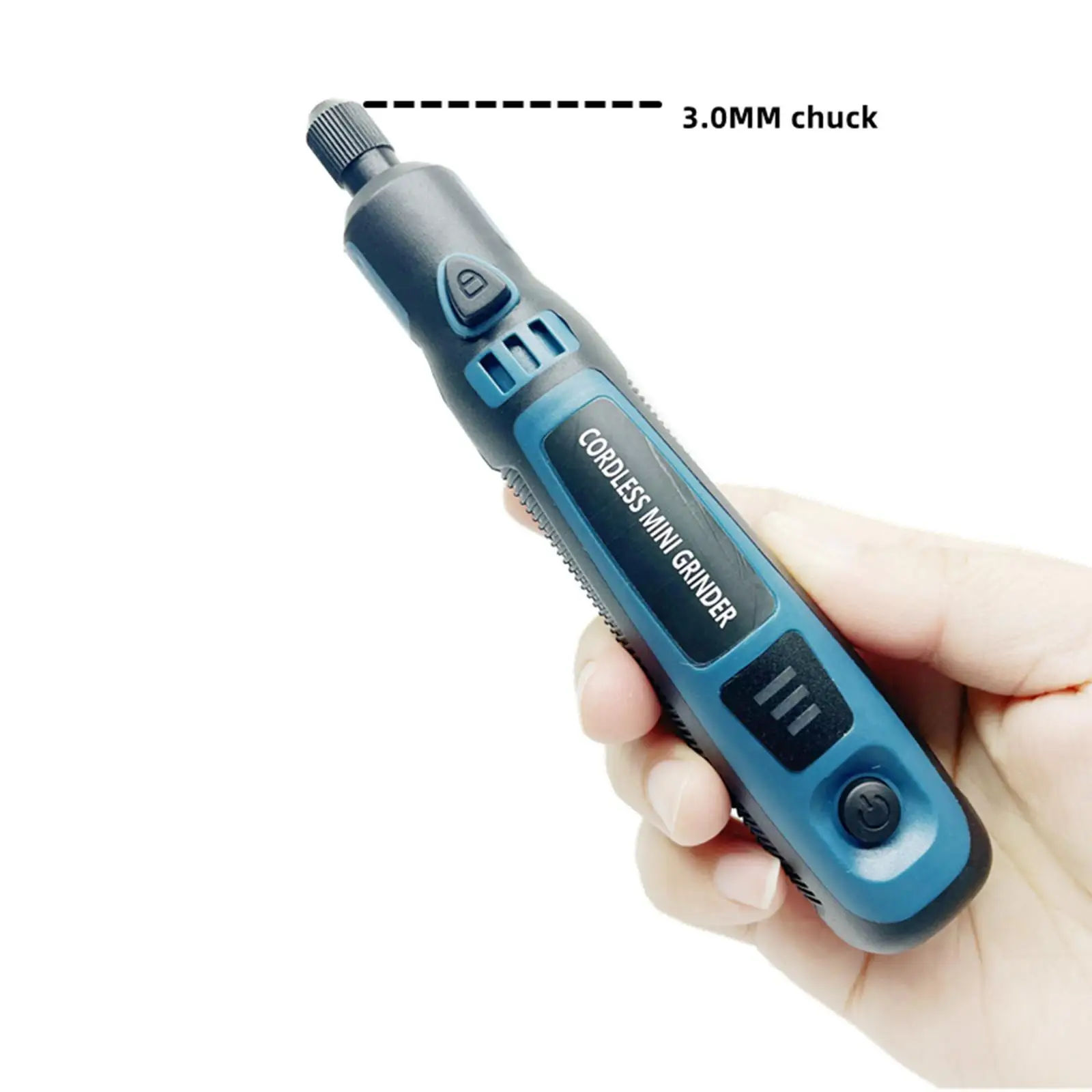 Portable Mini Drill Grinder USB Rechargable Drill Tool 3 Speeds Rotary Tool for