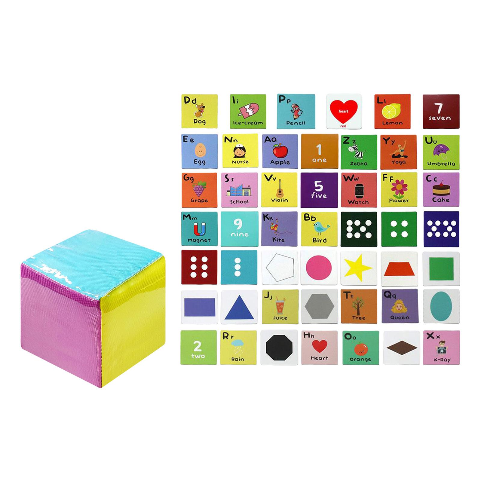 Classroom Education Pocket Dices Colorful Plush Cube Dice for Party Favor Movement Activities Kids Math Activities Board Game