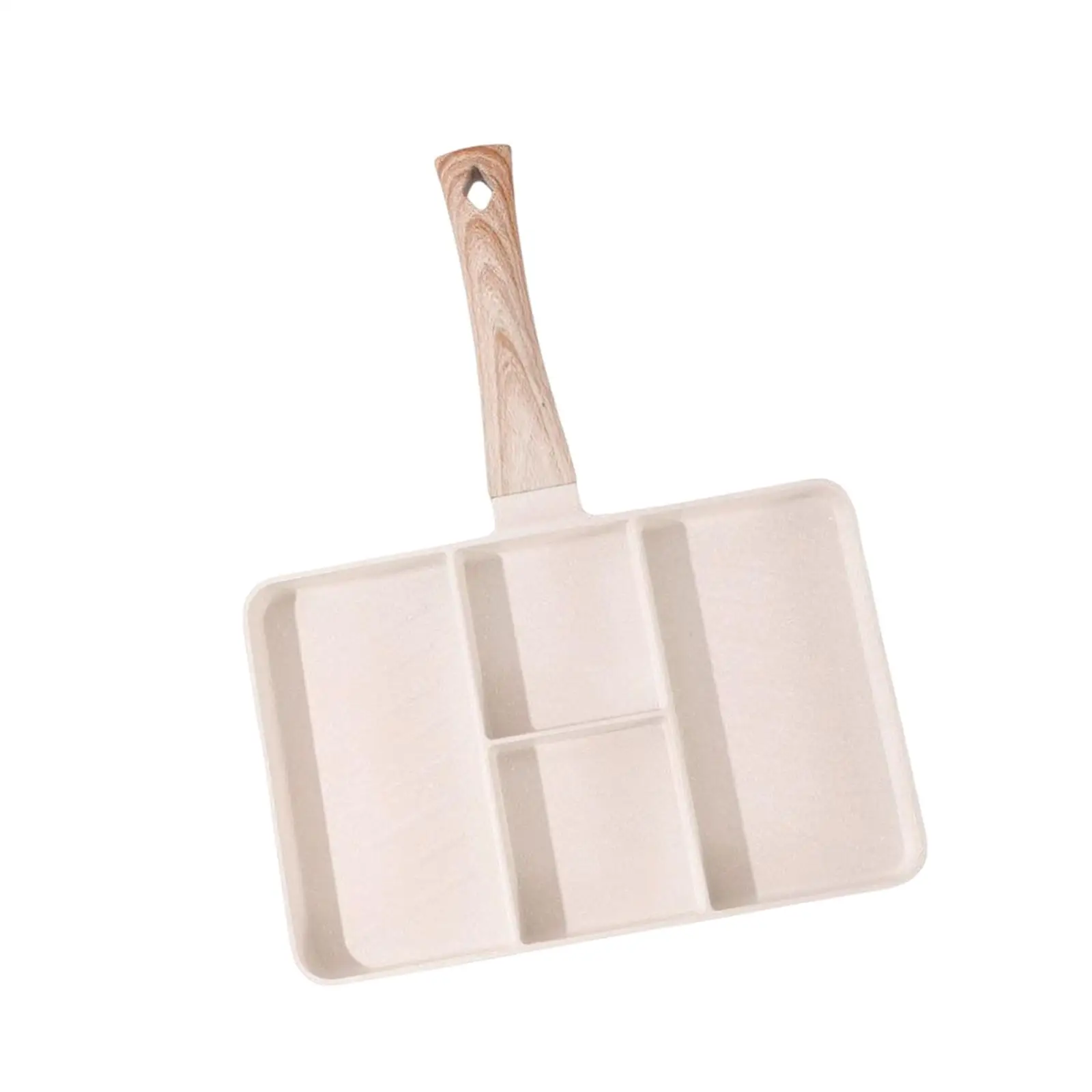 Mini Pancake Pan Heat Resistant Handle Egg Steak Pot for Baking