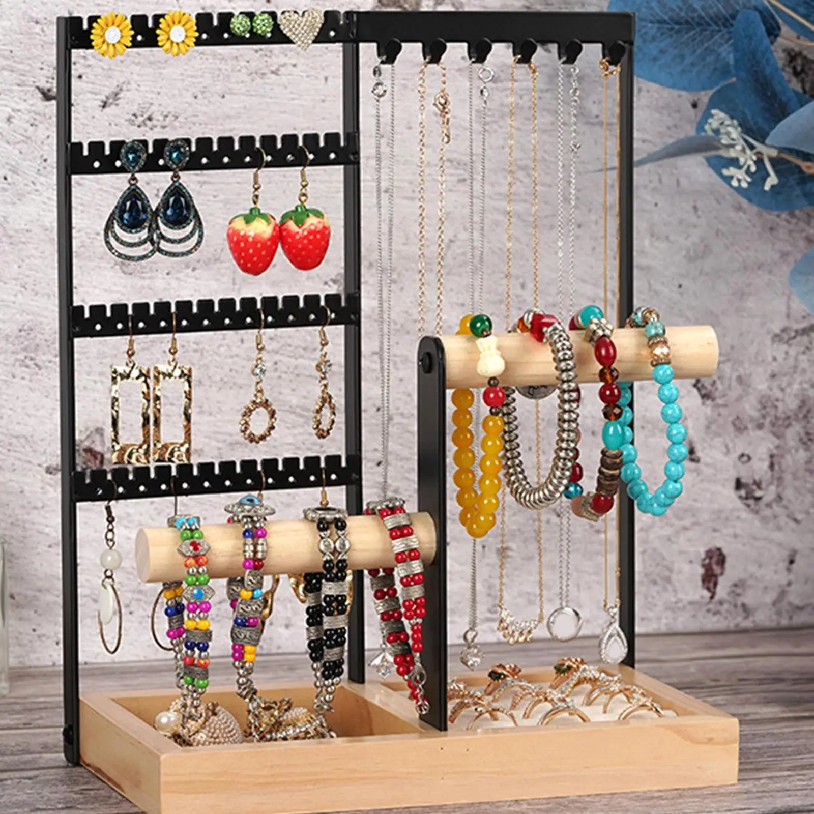 Multipurpose Jewelry Organizer Holder Necklace Hanger for Pendants Dormitory