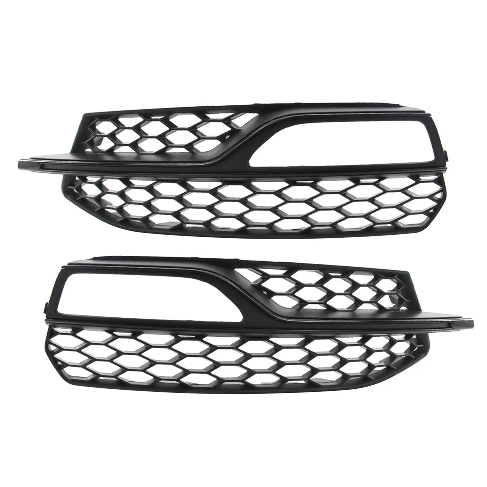 2-pack Front Bumper Fog Light Grilles for A3 14-16 Replacement