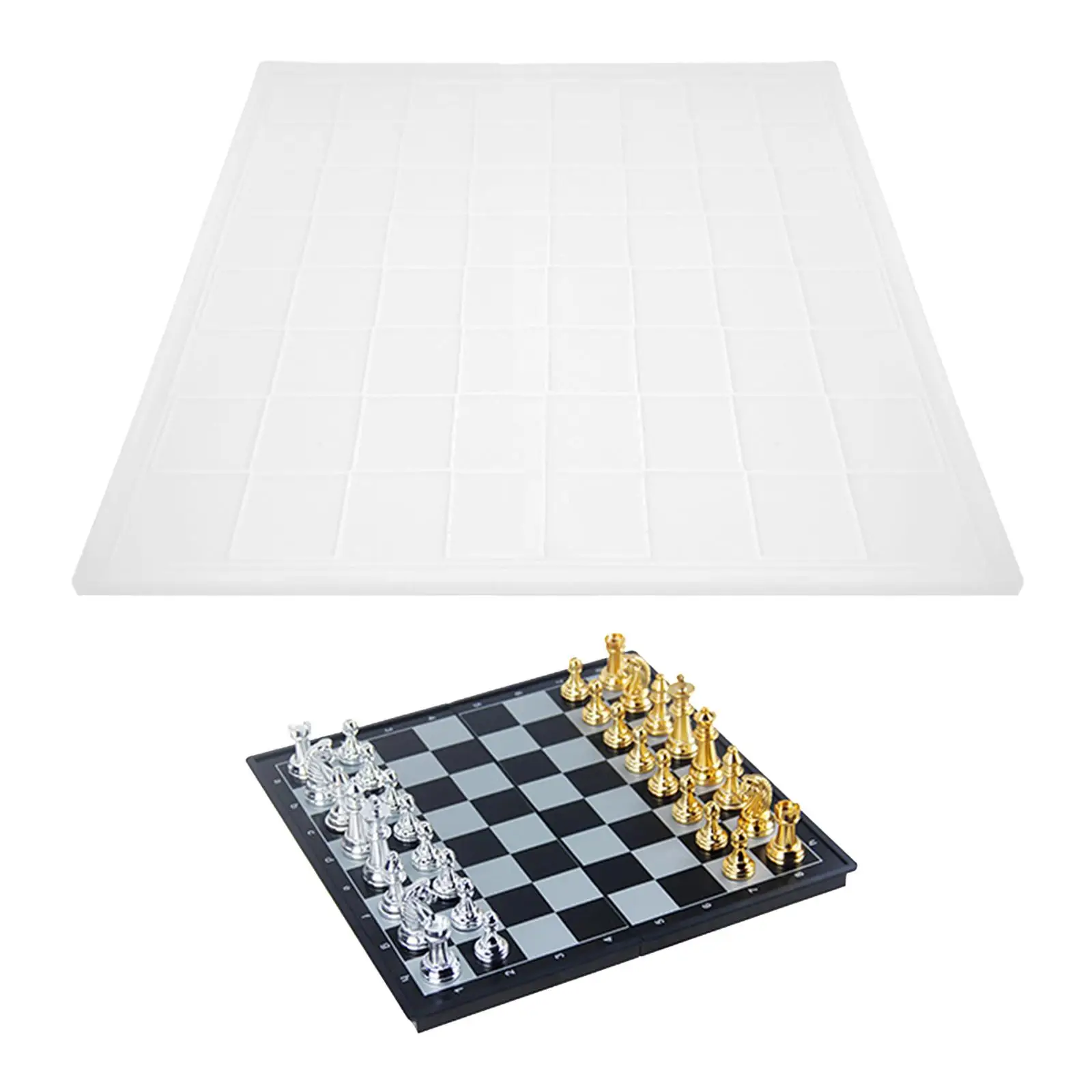 Epoxy Resin Coaster Silicone Trays International Chess Board Checkerboard Casting for