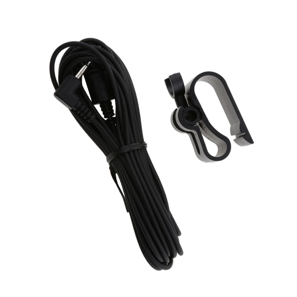 Car 2.5mm Stereo Jack Connector Microphone for DNX-9960 Clamp
