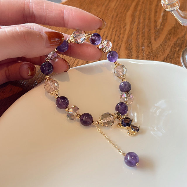 Rescue Jewels Labradorite, on sale FreshWater Pearl, Amethyst and Garnet Bracelet