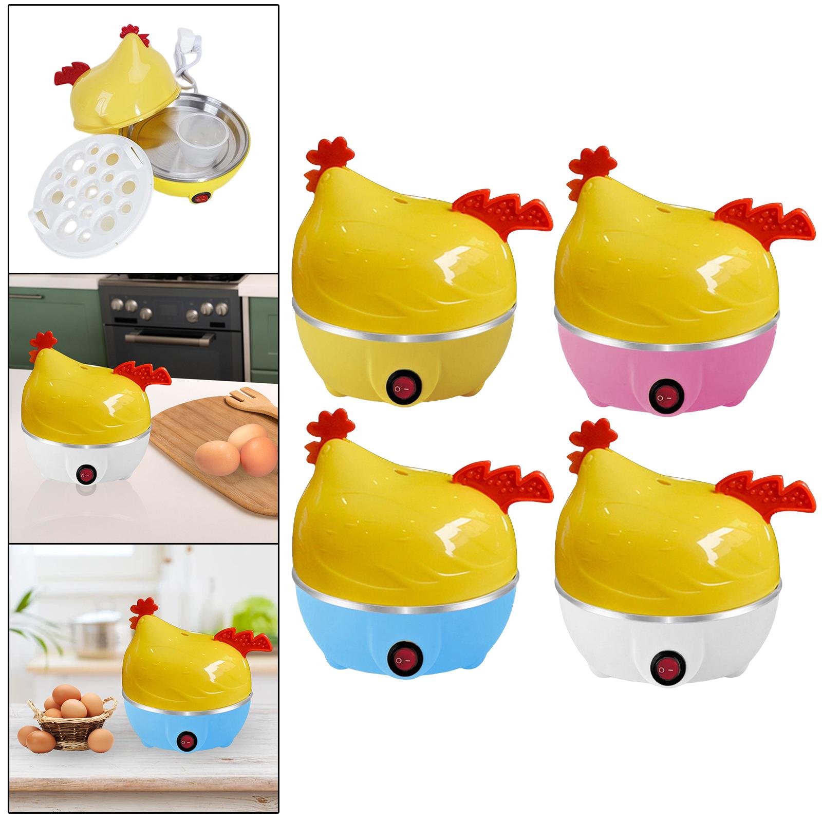 Electric Egg Cooker Egg Boiler with Automatic Shut Off Egg Steamer for Camping Dorm RV Kitchen Home