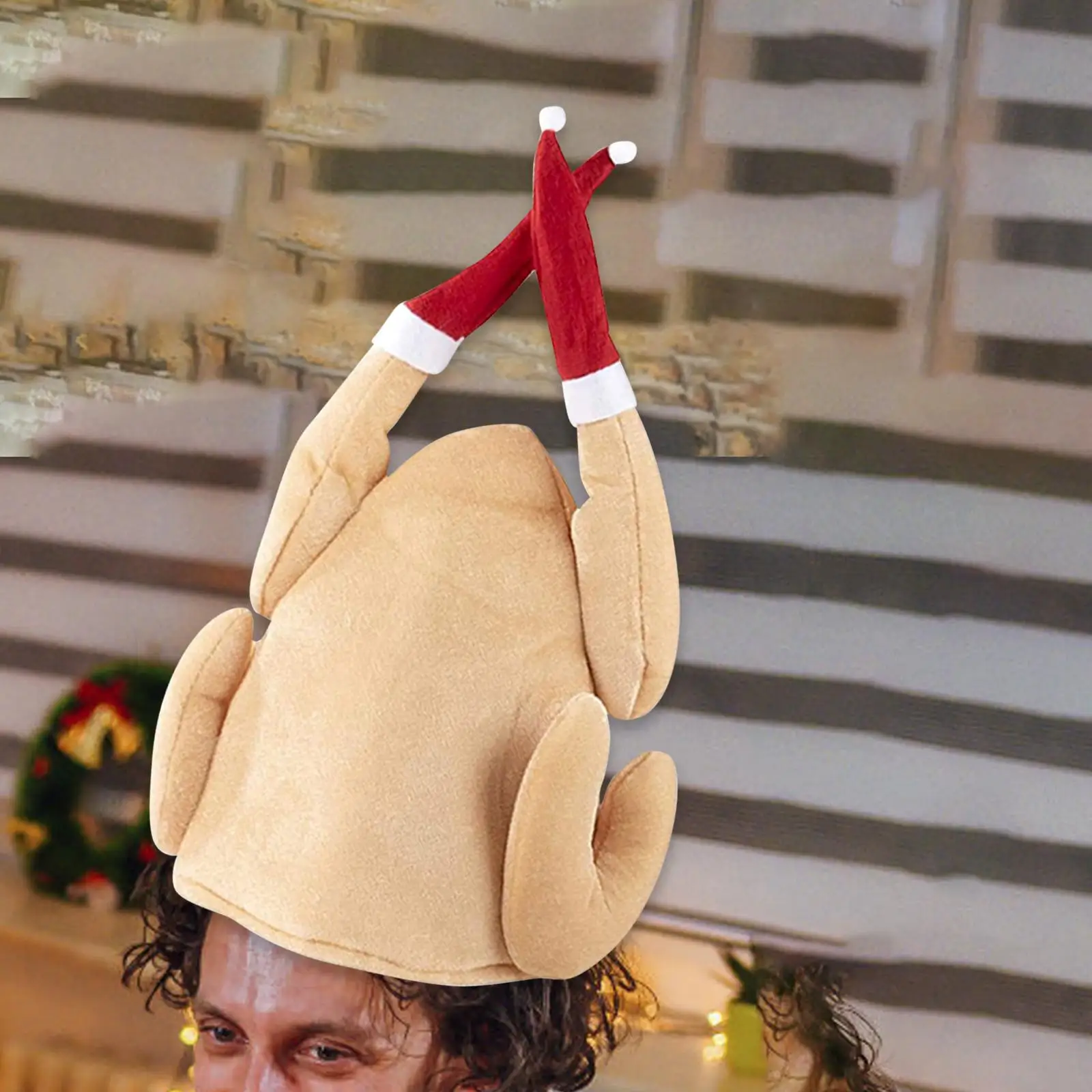 Roasted Turkey Hat Novelty Costumes Accessories Halloween Costume Dress up for Holiday Halloween Party Dress up Adult Kids