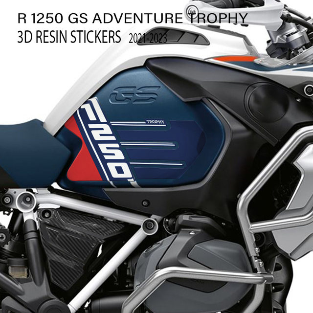 Bmw Gs 1250 Accessories Resin Bike Adhesivo Para Moto Compatible Con BMW R 1250 GS - R1250 GS Adesivi Gs 1250 - 10