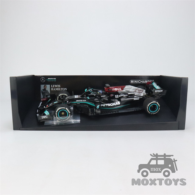 1/18 Minichamps 2021 Lewis Hamilton Mercedes-AMG F1 W12 #44 Winner Bahrain  GP Formula 1 Diecast Car Model 