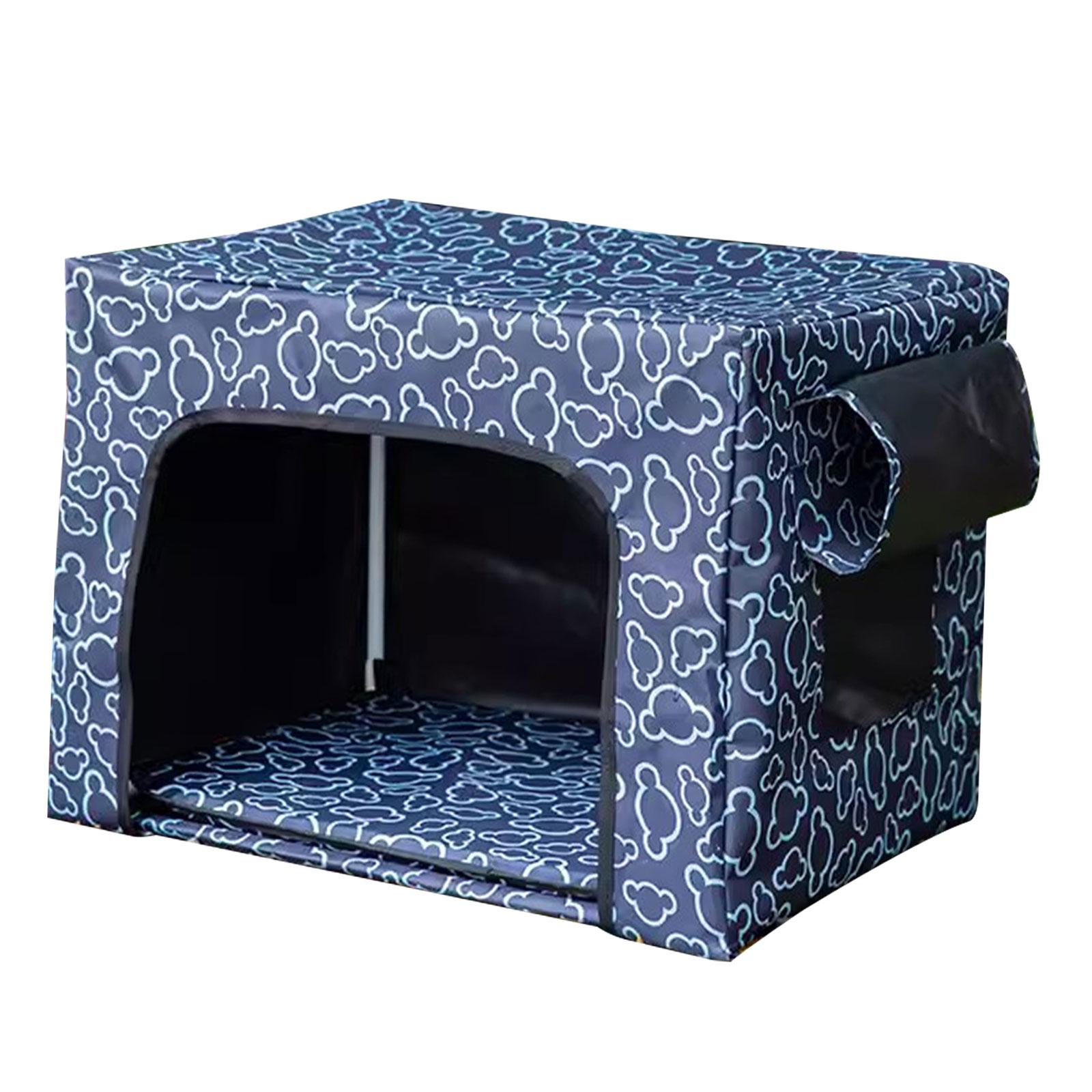 Large Stray Cats Shelter Foldable 55x40x40cm Rainproof Universal Outdoors Cat House Waterproof Pets Cave Homeless Pet Tent