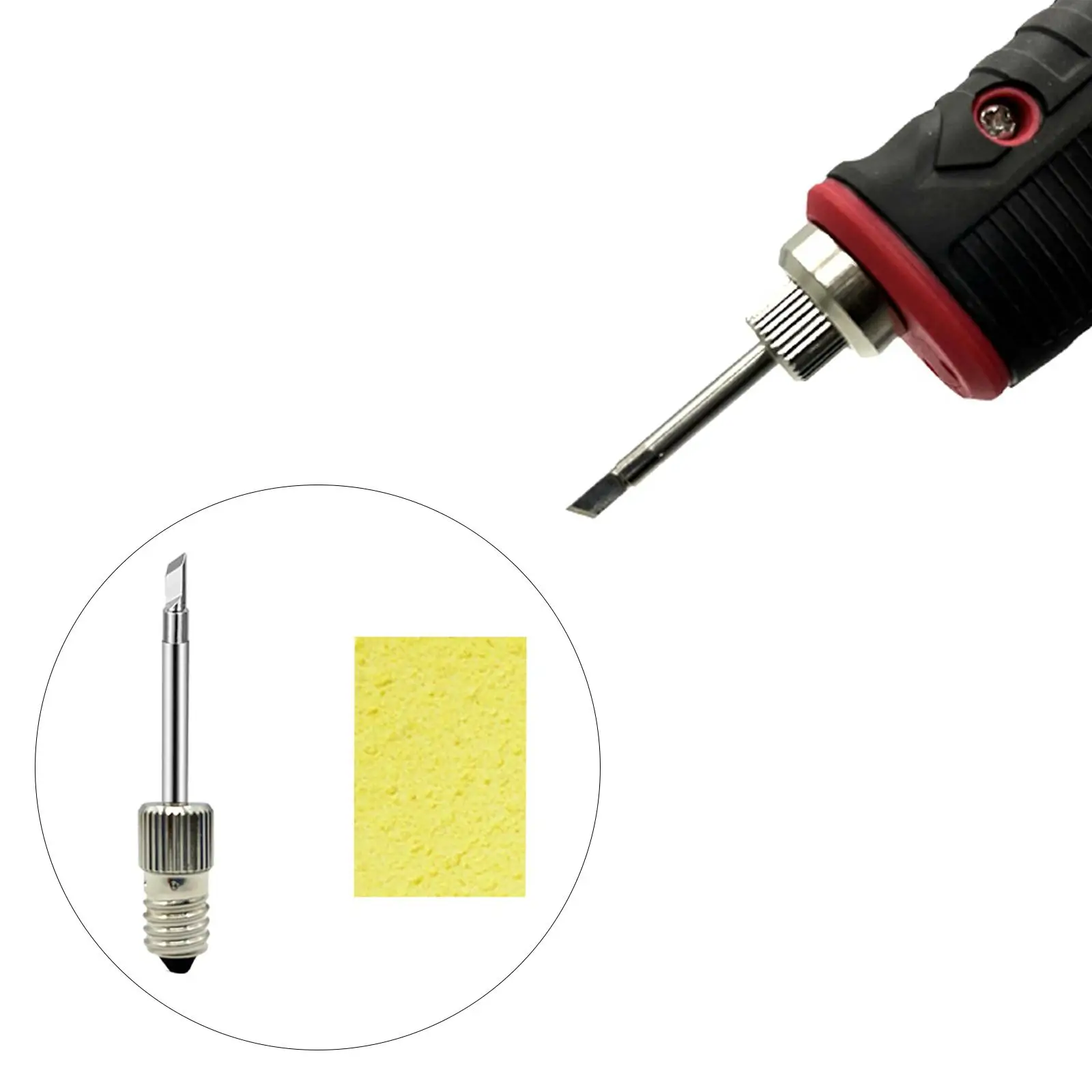 Soldering Tips Threaded Soldering Iron Head Replacement for E10 Interface