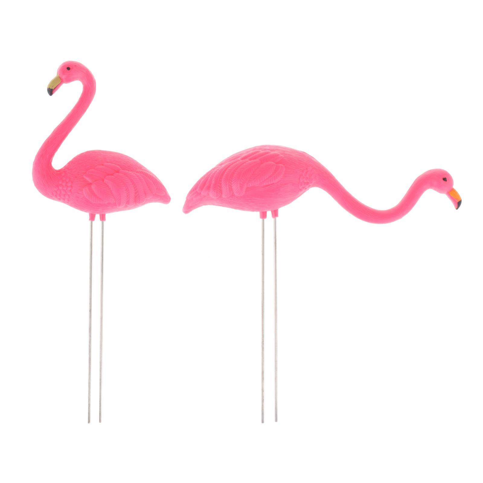 Flamingo Garden Stake Statue Figurines Yard Ornament Outdoor Lawn for Festival Indoor