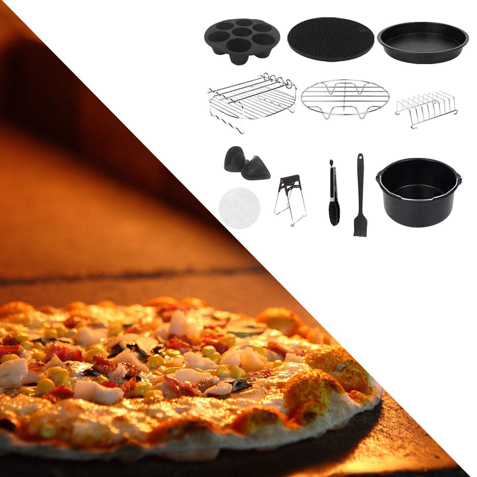 12 Pieces 8 inch Air Fryer Accessories 100 Baking Paper Baking Pan Cake Pan