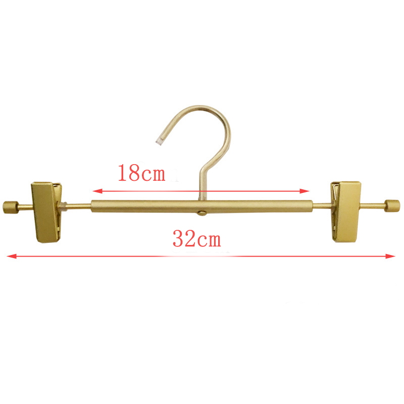 Title 5, 5 stücke Hosen Kleiderbügel Clips Metall Alumin...