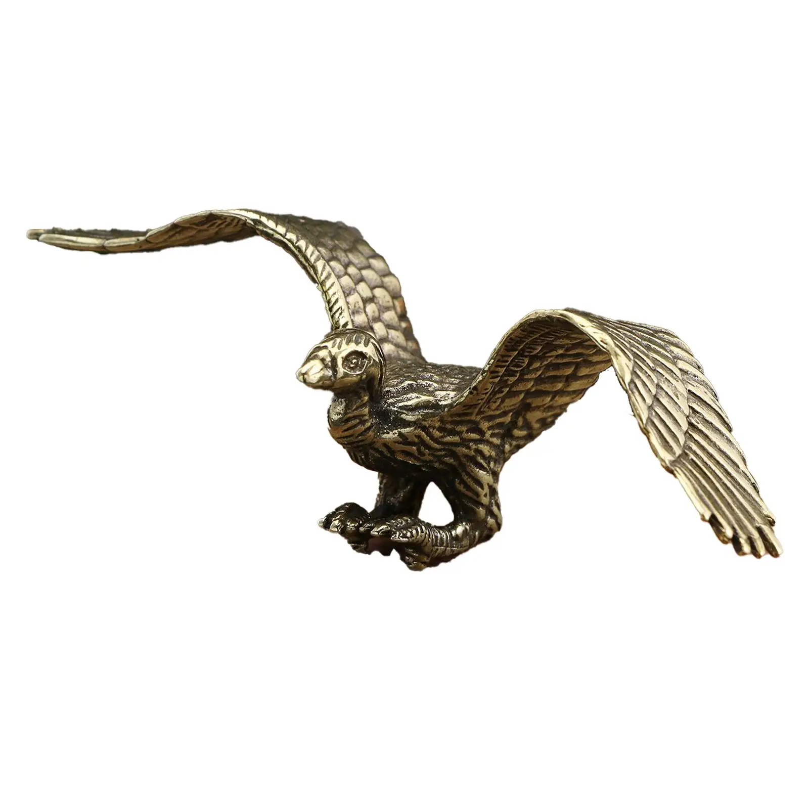 Eagle Statue Modern Collectible Hawks Statue for Living Room Shelves Bookcase