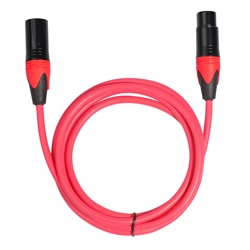 XLR Microphone Cable for Male And Female 3. .4 Feet, 5 Colors, 4