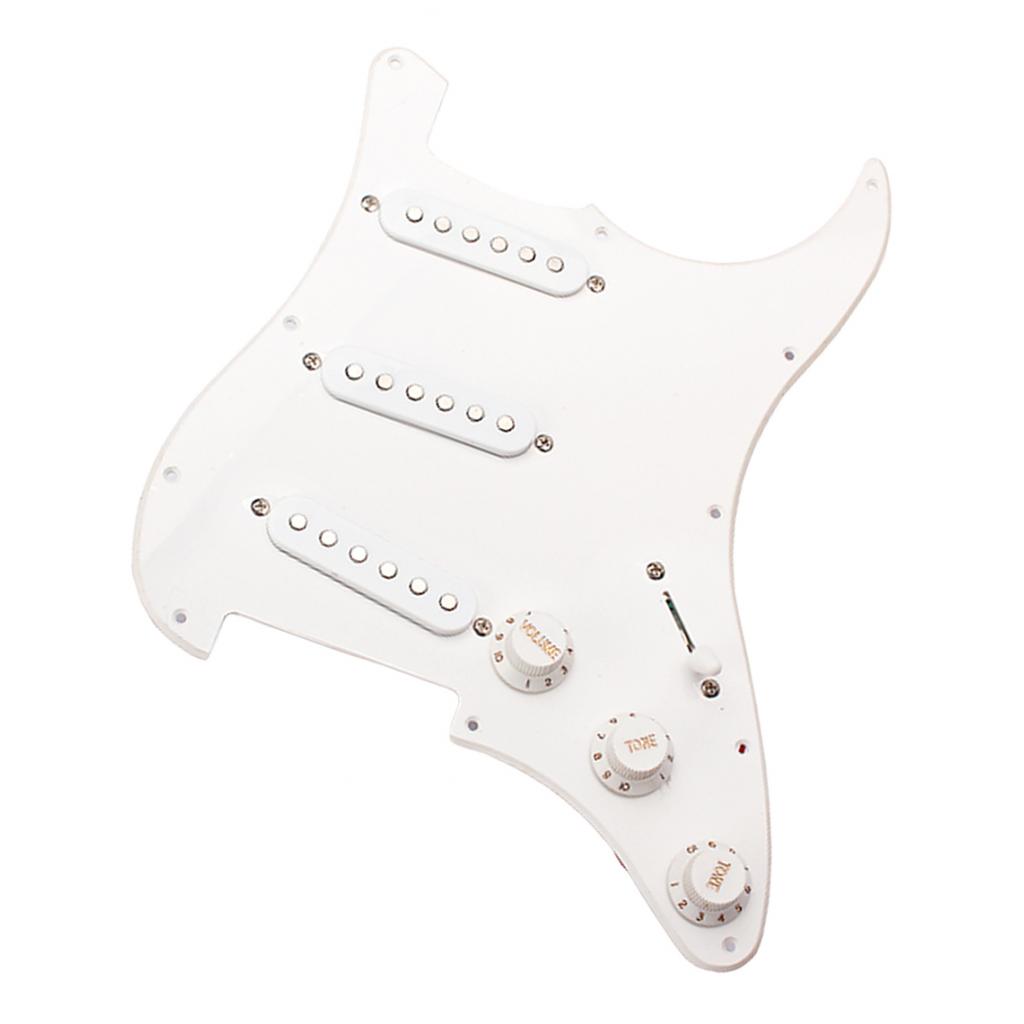SSS Loaded Prewired Humbucker Pickguard Pickup Set for Electric Guitar