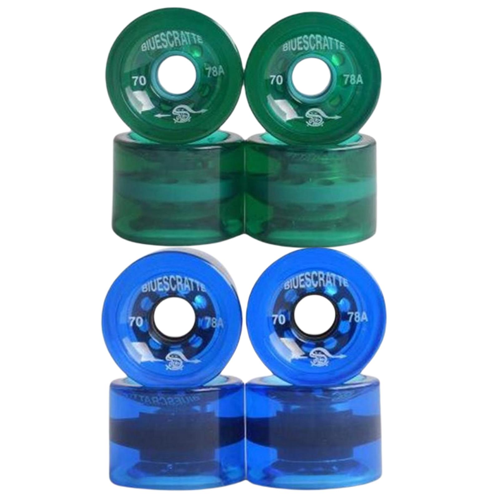 8Pcs 8 Pieces Durable Skateboard Wheels PU Roller Maintenance Accessories