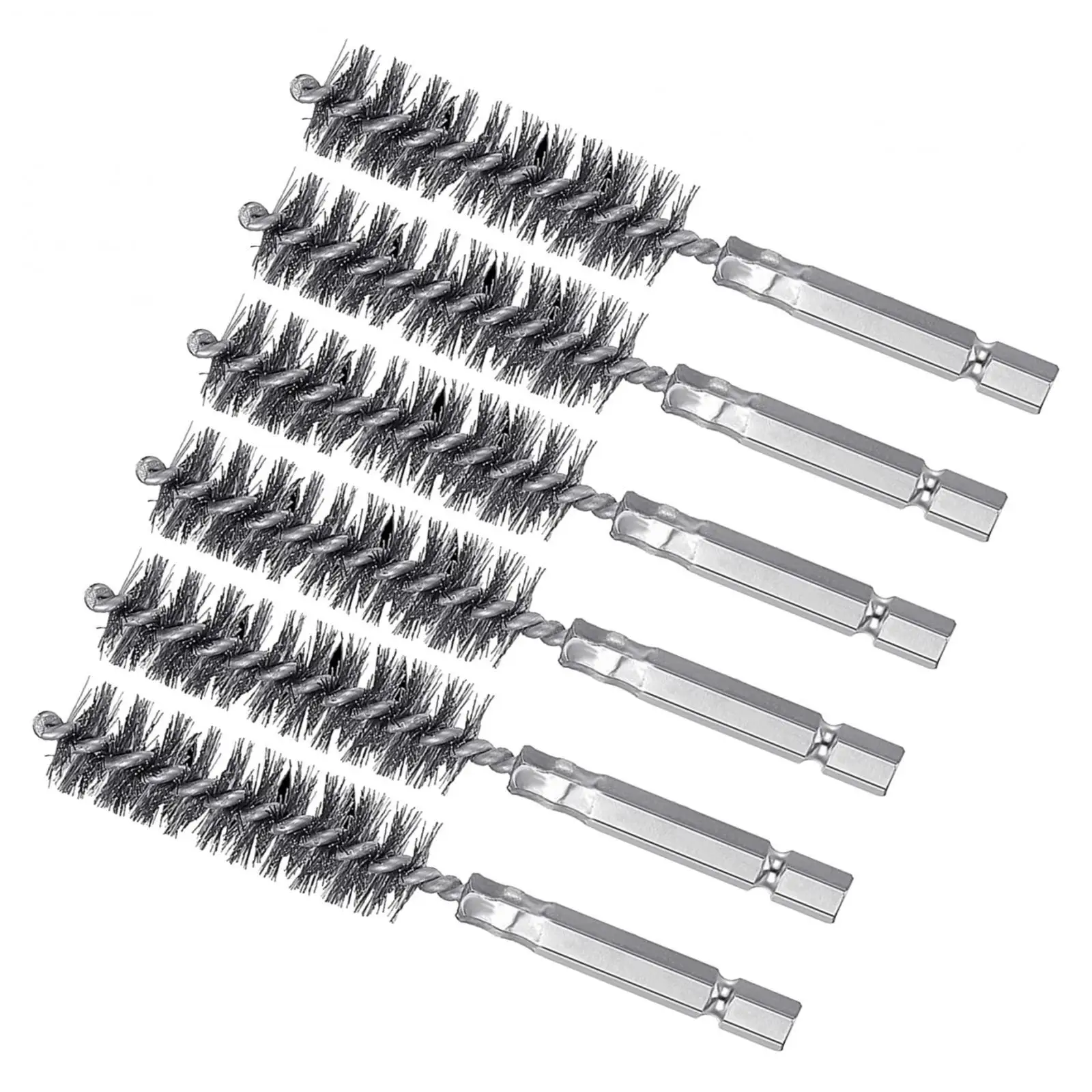 Stainless Steel Bore Brush Wire Brush Easy to Use Wire Tube Cleaning for Power Drill Electric Drill Impact Cleaning Accessories