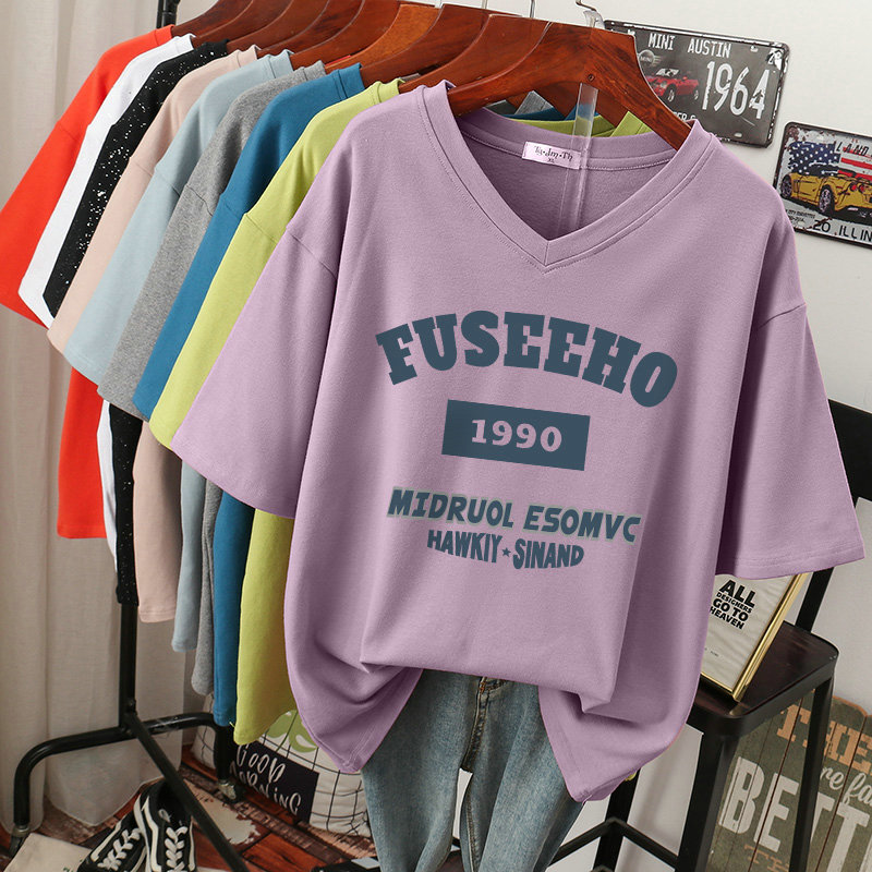 impressão 90s tshirt de manga curta feminino