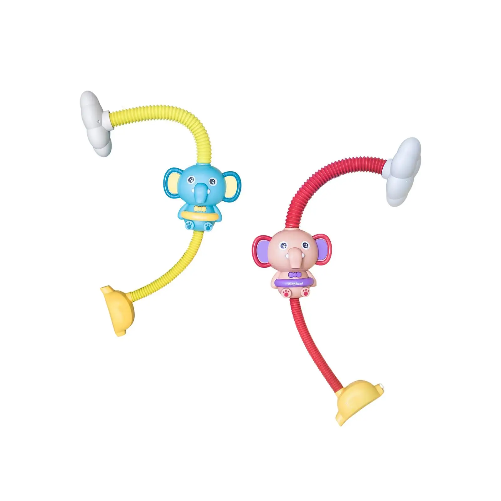 Bath Toy Water Squirt Spraying Water Toy Bathtub Toys Elephant Water Pump Electric Shower Sprinkler for Bathroom Toddles Kids