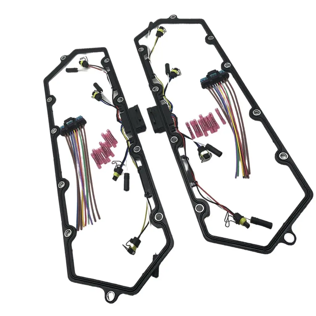 F8184Valve Cover Gasket, with Glow Plug Harness ,F81Z6584AA ,   7.3L V8 Durable  Car Parts