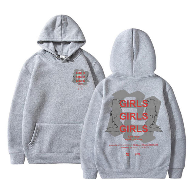 RR Kankan Girls Girls Girls Print Hoodie Men Women Kpop