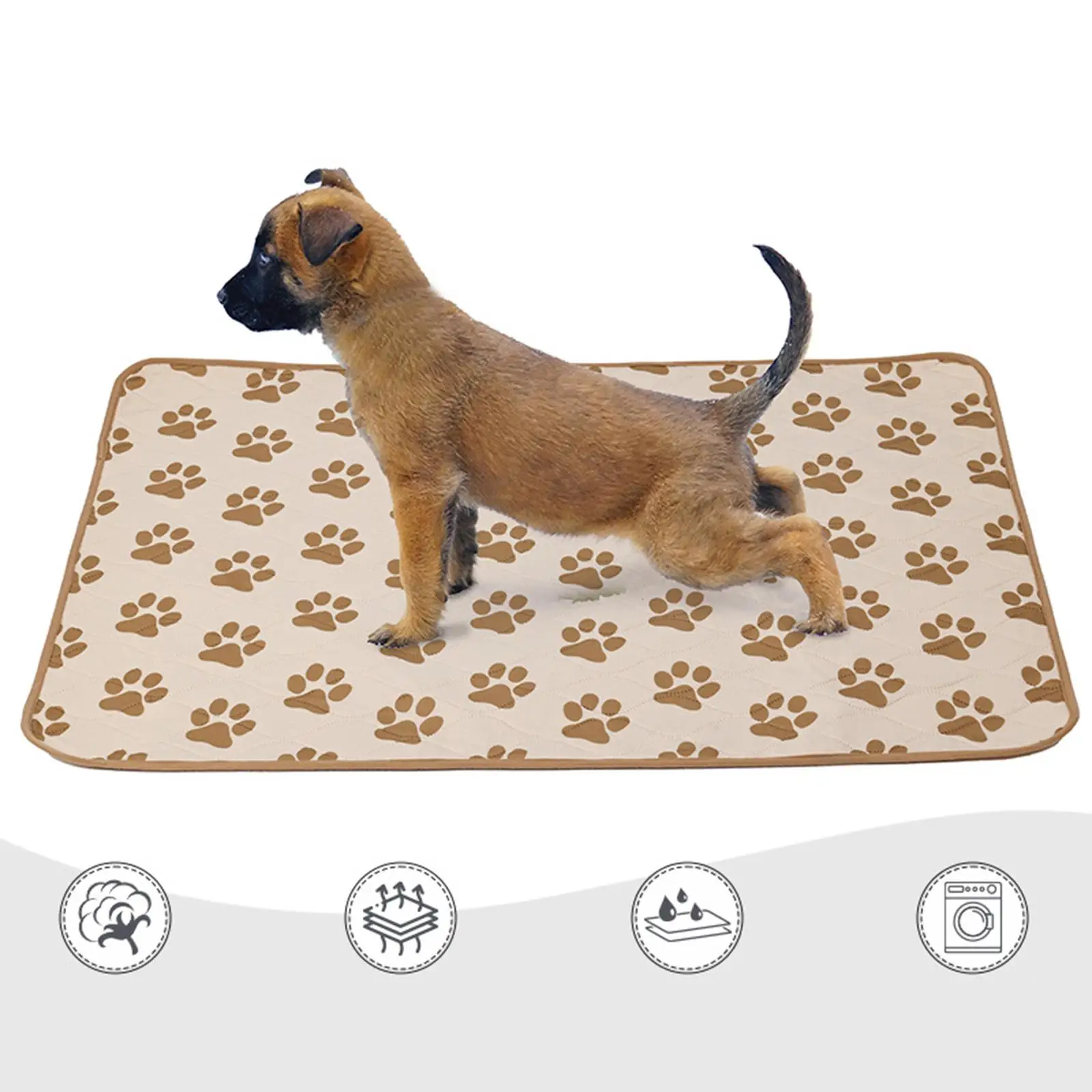 Dog Pee Pad Waterproof Blanket Breathable Reusable Mat Cage Supplies