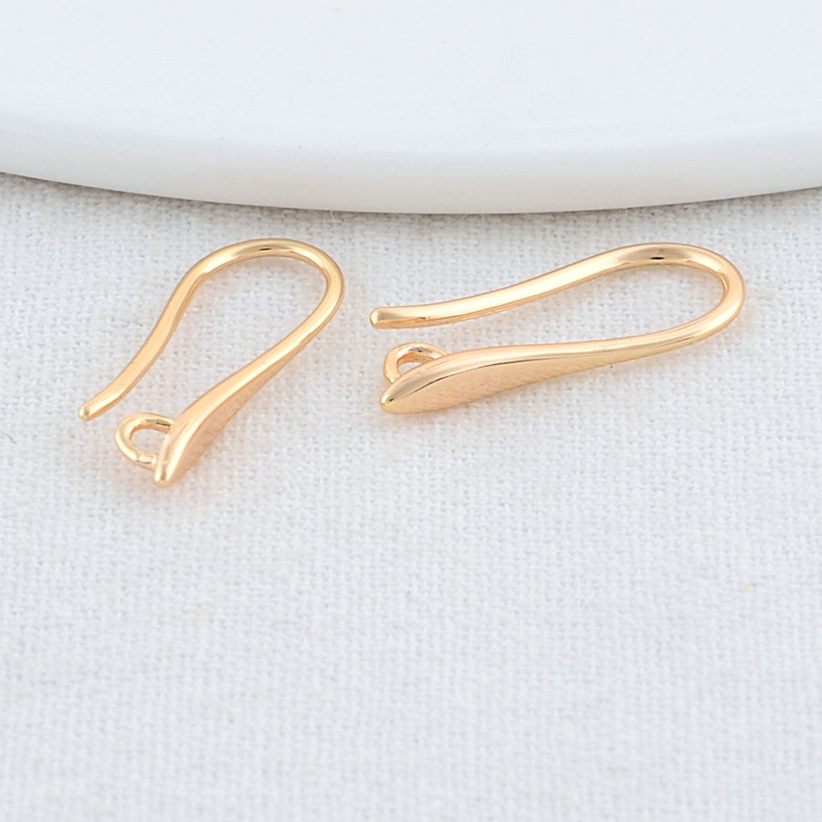 2,5*20MM 14K Gold Farbe Messing Ohrringe Hoops Hohe Qualität Schmuck Machen Liefert Diy Erkenntnisse Zubehör – Detail 4