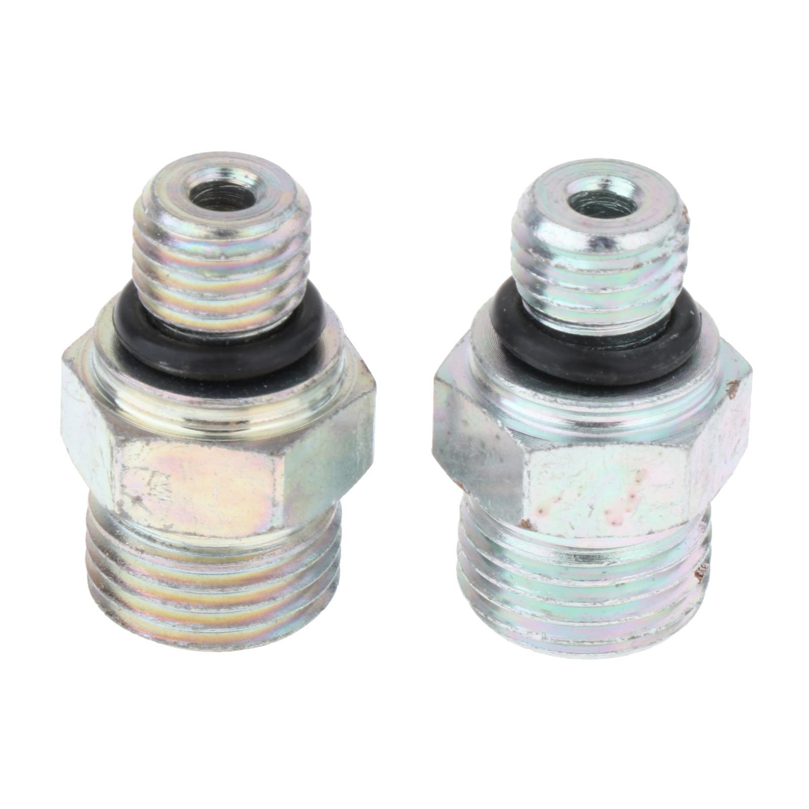 2x Replacement Oil feed Line Fitting for Automotive Engine Parts